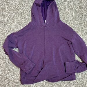 Athleta Girl All for One Super-Soft Hoodie Purple Size 8/10